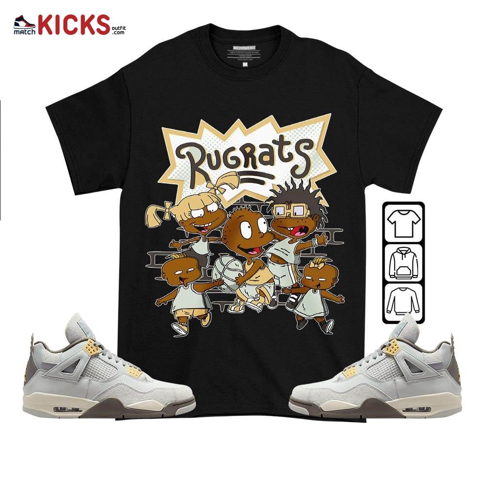 Rugrats Ball 23 Rare Air Sneaker Shirt Match Retro Craft 4s, Jordan 4 Craft Photon Dust MKO T-Shirt