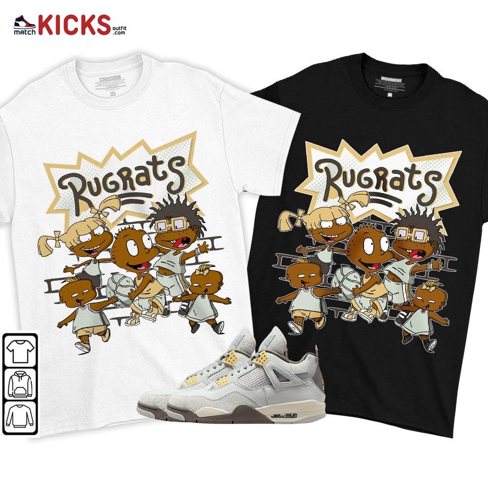 Rugrats Ball 23 Rare Air Sneaker Shirt Match Retro Craft 4s, Jordan 4 Craft Photon Dust MKO T-Shirt