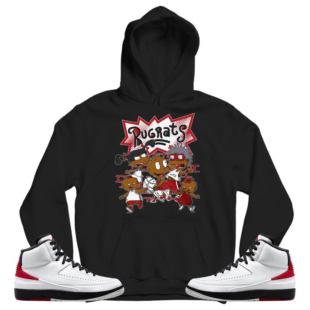 Rugrats Ball Sneaker Shirt Match 2 Chicago Varsity Red, Jordan Retro 2 Chicago MKO T-Shirt