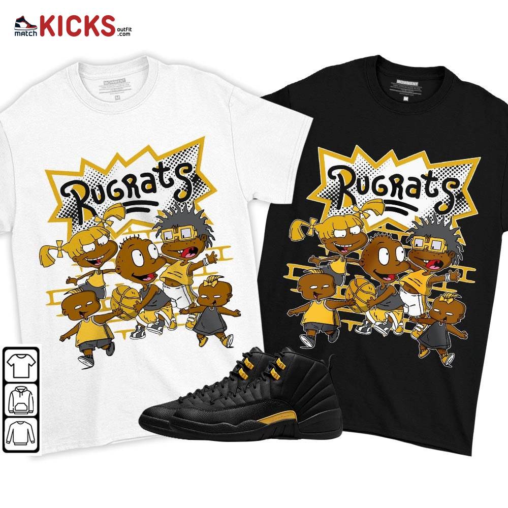 Rugrats Ball Sneaker Shirt Match Black Taxi 12s, Jordan 12 Retro Black Taxi MKO T-Shirt Rugrats Ball Sneaker Shirt Match Black Taxi 12s, Jordan 12 Retro Black Taxi MKO T-Shirt
