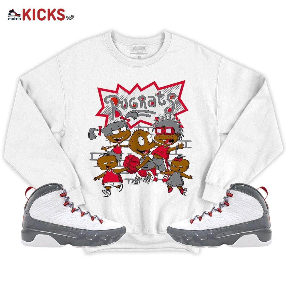 Rugrats Ball Sneaker Shirt Match Fire Red 9s, Jordan 9 Retro Fire Red MKO T-Shirt Rugrats Ball Sneaker Shirt Match Fire Red 9s, Jordan 9 Retro Fire Red MKO T-Shirt