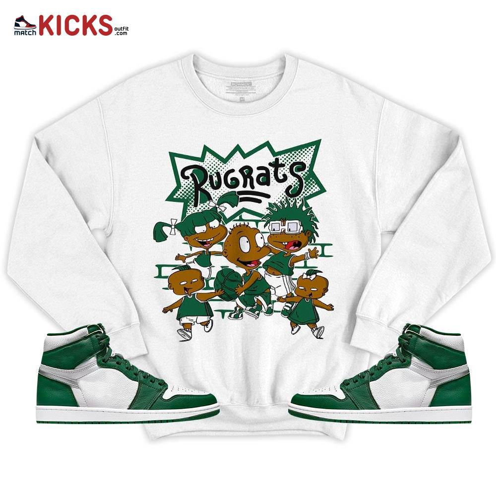 Rugrats Ball Sneaker Shirt Match High Gorge Green 1s, Jordan 1 Retro High Gorge Green MKO T-Shirt Rugrats Ball Sneaker Shirt Match High Gorge Green 1s, Jordan 1 Retro High Gorge Green MKO T-Shirt