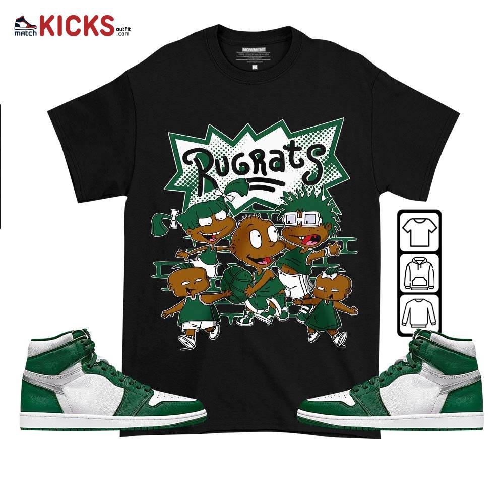 Rugrats Ball Sneaker Shirt Match High Gorge Green 1s, Jordan 1 Retro High Gorge Green MKO T-Shirt Rugrats Ball Sneaker Shirt Match High Gorge Green 1s, Jordan 1 Retro High Gorge Green MKO T-Shirt