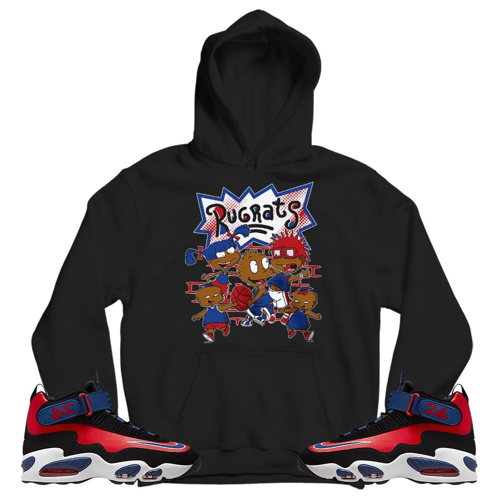 Rugrats Ball Sneaker Shirt Match Max 1 Navy Red Black, Air Griffey Max 1 Black Red Navy Blue MKO T-Shirt