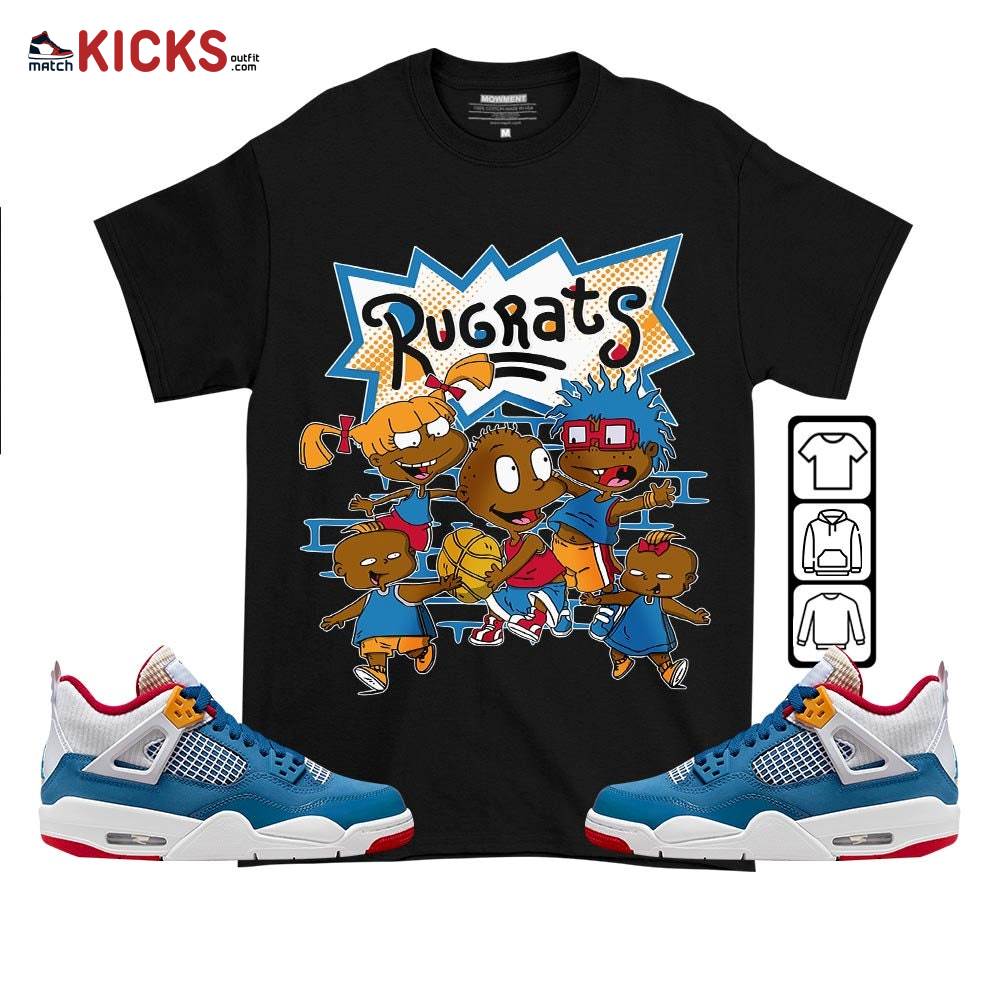Rugrats Ball Sneaker Shirt Match Messy Room 4s, Jordan 4 GS Messy Room MKO T-Shirt