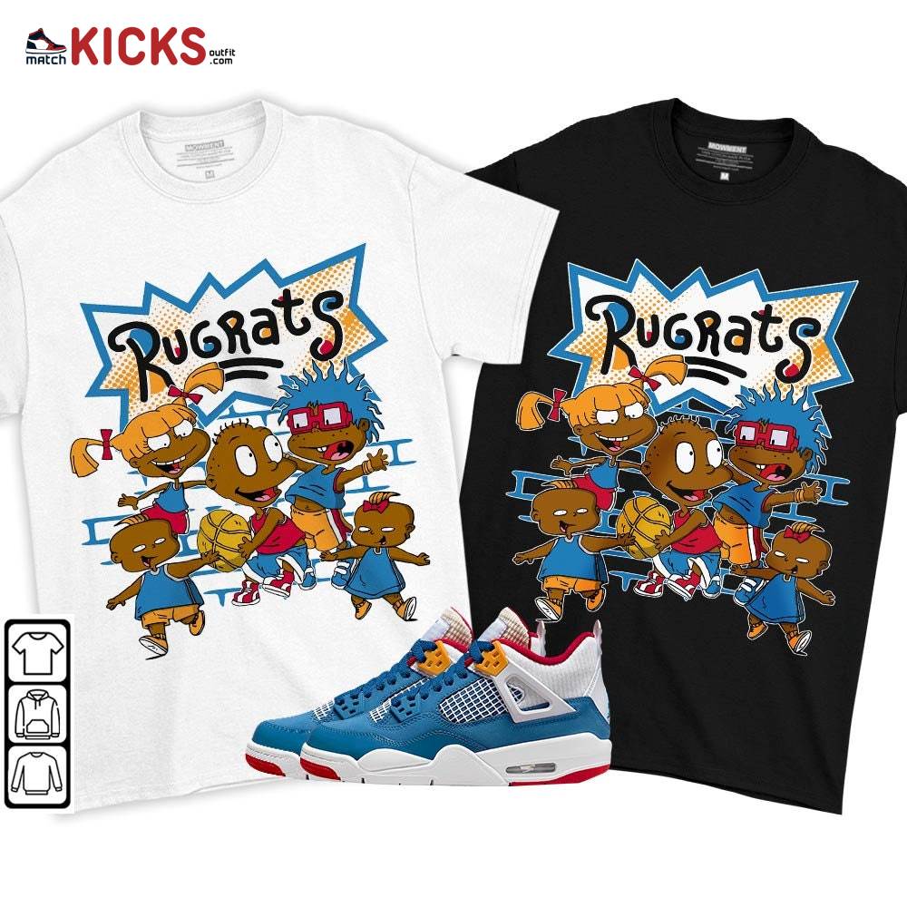 Rugrats Ball Sneaker Shirt Match Messy Room 4s, Jordan 4 GS Messy Room MKO T-Shirt