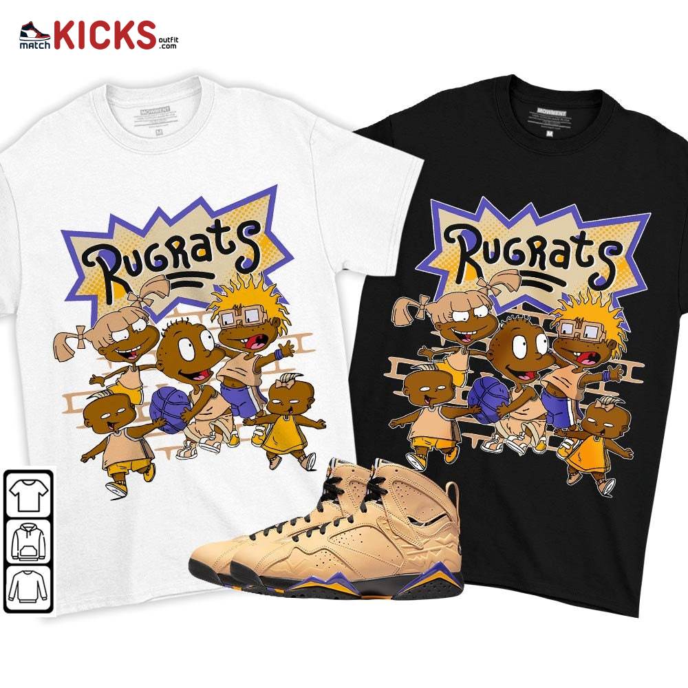 Rugrats Ball Sneaker Shirt Match Vachetta Tan 7s, Jordan 7 SE Afrobeats MKO T-Shirt Rugrats Ball Sneaker Shirt Match Vachetta Tan 7s, Jordan 7 SE Afrobeats MKO T-Shirt