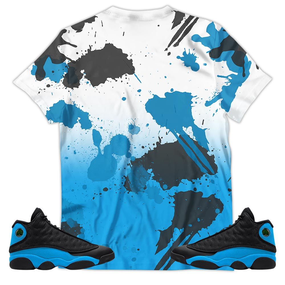 Rugrats Chuckie Got Em Sneaker Shirt Match Black University Blue 13S, Jordan 13 Black University Blue 2022 Hoodie Sweatshirt Tee All Over Print MKO Shirt