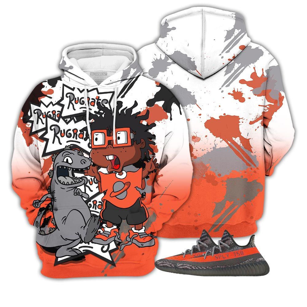 Rugrats Chuckie Got Em Sneaker Shirt Match Boots 350 V2 Dark Beluga, Yeezy 350 V2 Carbon Beluga Hoodie Sweatshirt Tee All Over Print MKO Shirt