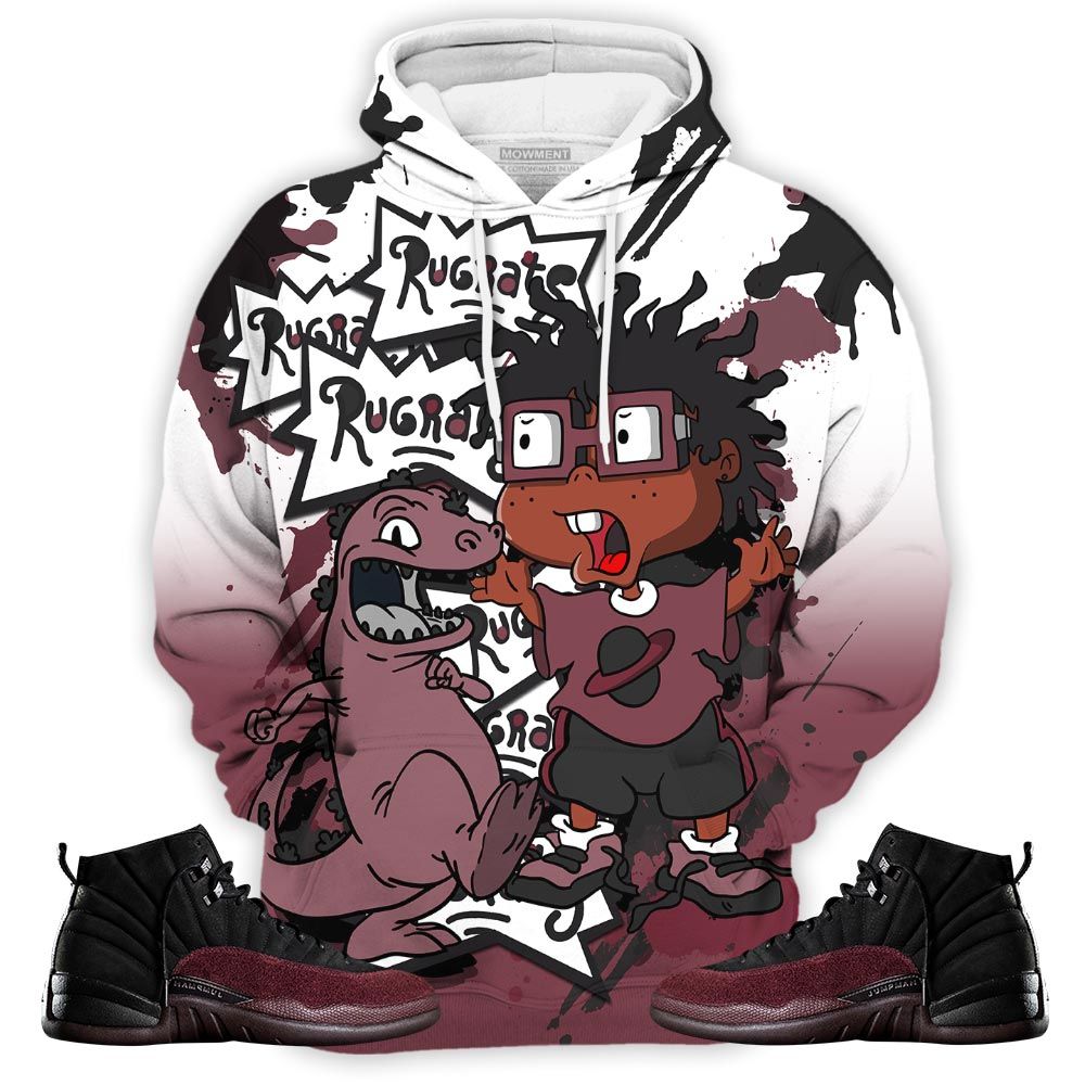 Rugrats Chuckie Got Em Sneaker Shirt Match Burgundy Crush 12S, Jordan 12 A Ma Maniere Hoodie Sweatshirt Tee All Over Print MKO Shirt Rugrats Chuckie Got Em Sneaker Shirt Match Burgundy Crush 12S, Jordan 12 A Ma Maniere Hoodie Sweatshirt Tee All Over Print MKO Shirt