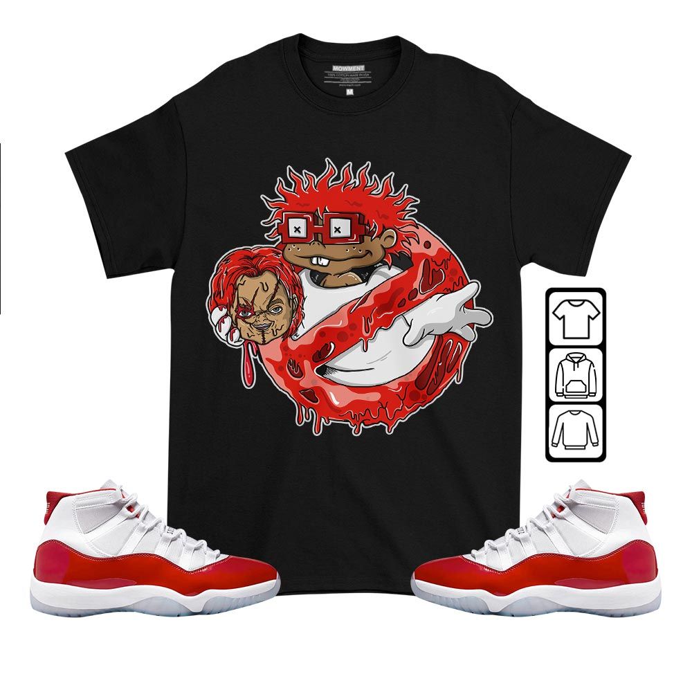 Rugrats Chucky Chuckie Busters Drip Sneaker Shirt Match Cherry 11s, Jordan 11 Retro Cherry MKO T-Shirt