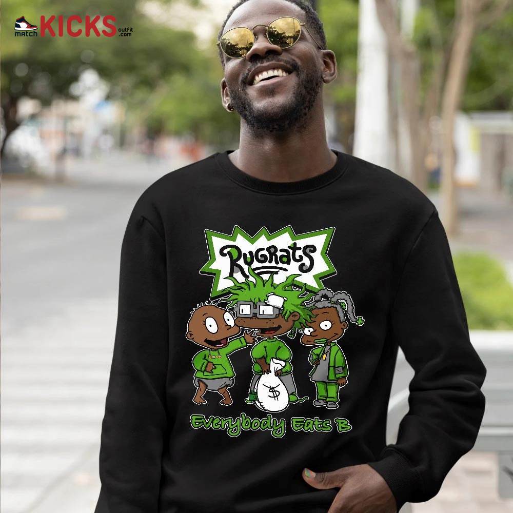 Rugrats Everybody Eats B Sneaker Shirt Match Green Bean 5s, Jordan 5 Retro Green Bean MKO T-Shirt Rugrats Everybody Eats B Sneaker Shirt Match Green Bean 5s, Jordan 5 Retro Green Bean MKO T-Shirt