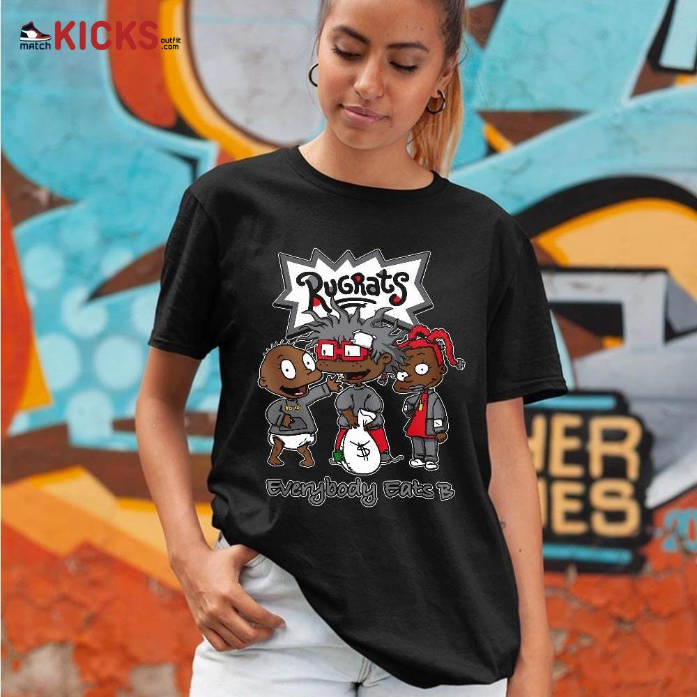 Rugrats Everybody Eats B Sneaker Shirt Match Grey Fire Red 9s, Jordan 9 Retro Fire Red MKO T-Shirt Rugrats Everybody Eats B Sneaker Shirt Match Grey Fire Red 9s, Jordan 9 Retro Fire Red MKO T-Shirt