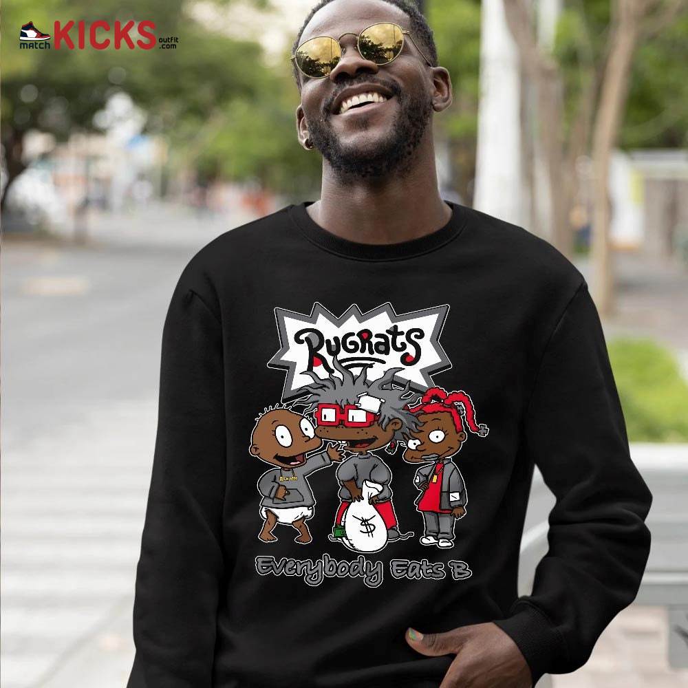 Rugrats Everybody Eats B Sneaker Shirt Match Grey Fire Red 9s, Jordan 9 Retro Fire Red MKO T-Shirt Rugrats Everybody Eats B Sneaker Shirt Match Grey Fire Red 9s, Jordan 9 Retro Fire Red MKO T-Shirt