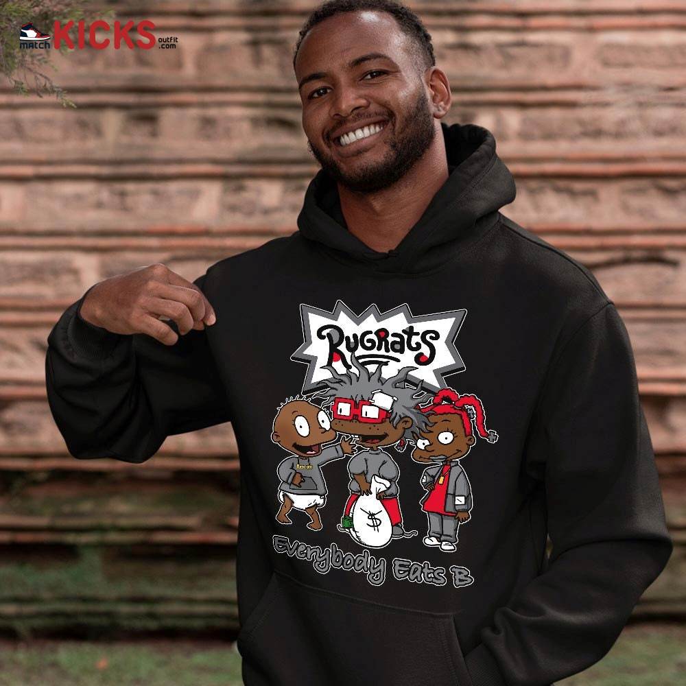 Rugrats Everybody Eats B Sneaker Shirt Match Grey Fire Red 9s, Jordan 9 Retro Fire Red MKO T-Shirt Rugrats Everybody Eats B Sneaker Shirt Match Grey Fire Red 9s, Jordan 9 Retro Fire Red MKO T-Shirt