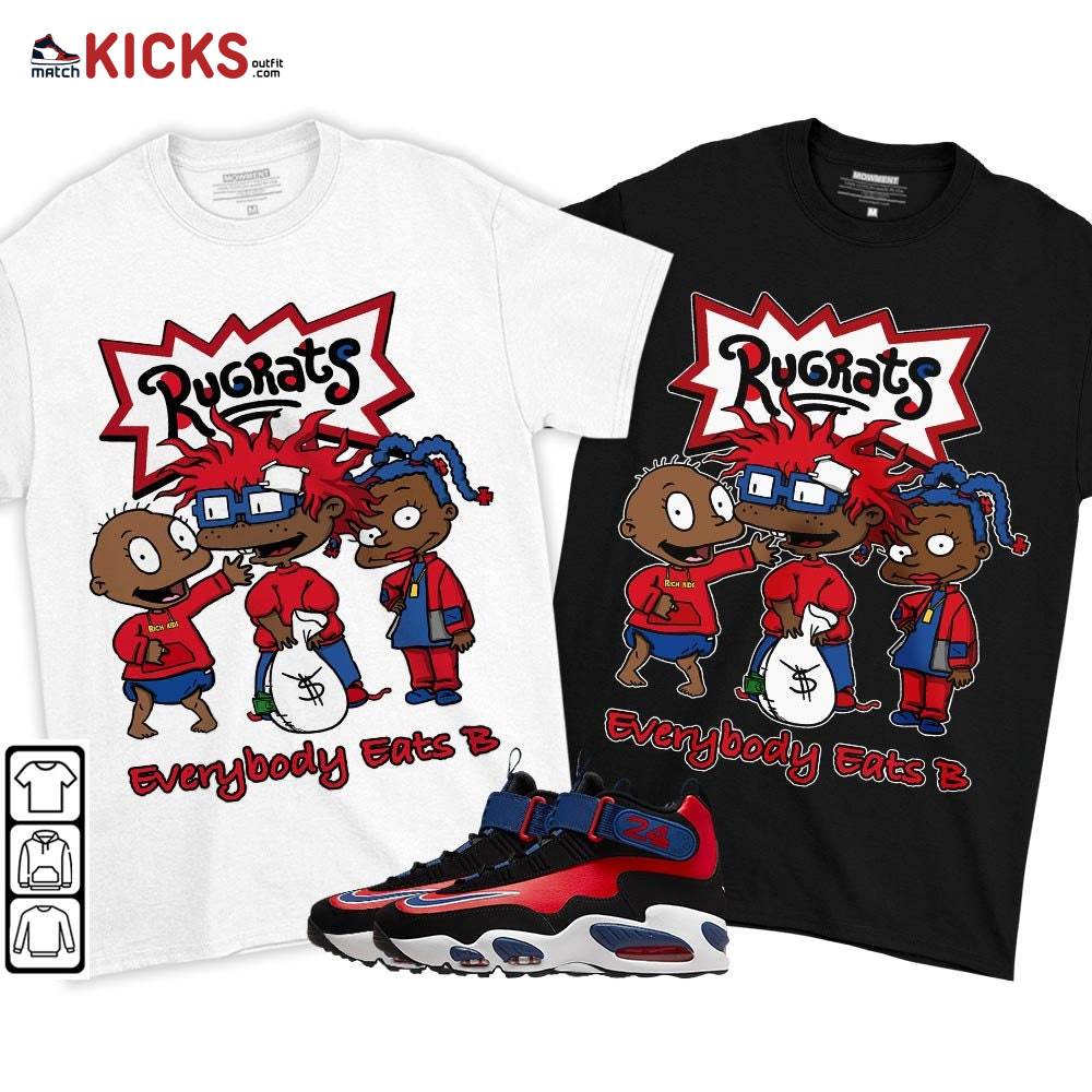 Rugrats Everybody Eats B Sneaker Shirt Match Max 1 Navy Red Black, Air Griffey Max 1 Black Red Navy Blue MKO T-Shirt Rugrats Everybody Eats B Sneaker Shirt Match Max 1 Navy Red Black, Air Griffey Max 1 Black Red Navy Blue MKO T-Shirt
