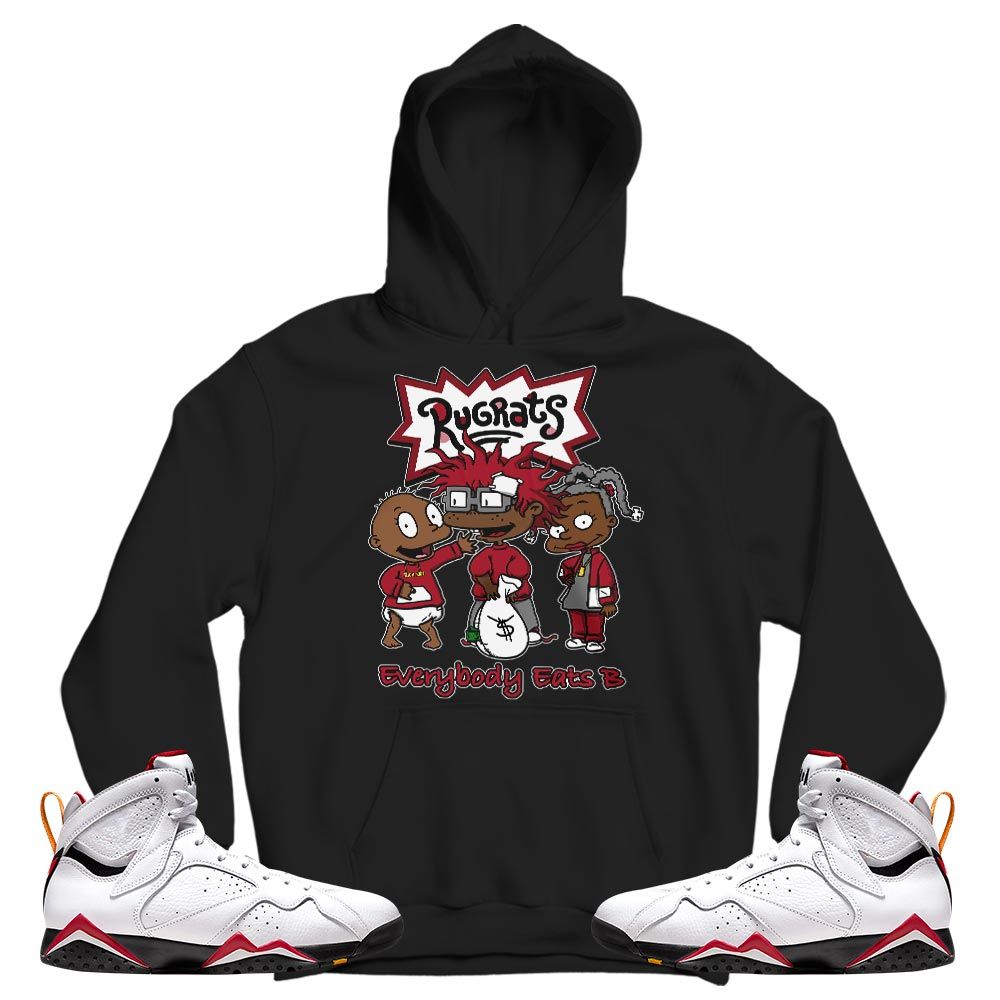 Rugrats Everybody Eats B Sneaker Shirt Match OG Cardinal 7s, Jordan 7 Retro Cardinal MKO T-Shirt