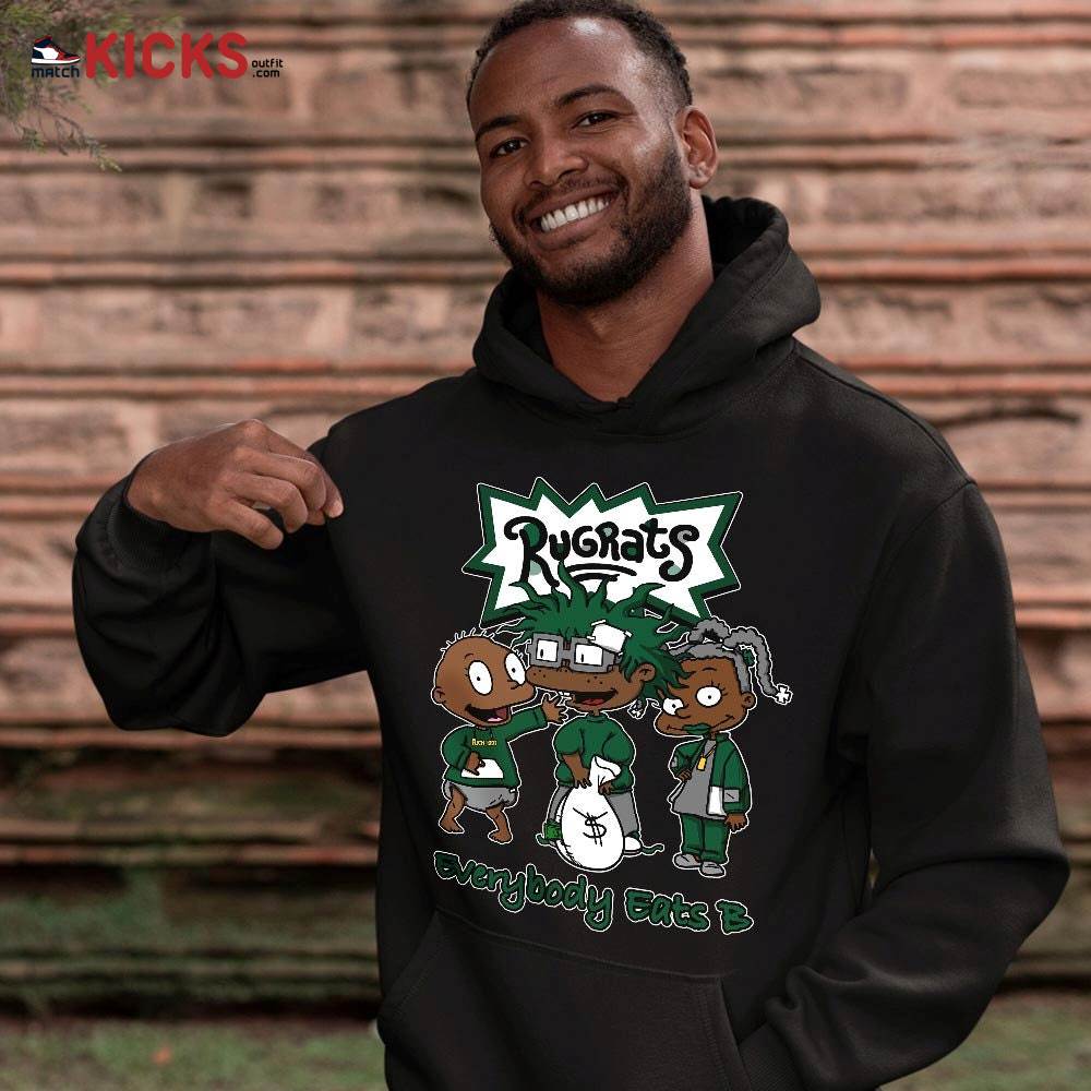 Rugrats Everybody Eats B Sneaker Shirt Match OG Gorge Green 1s, Jordan 1 Retro High Gorge Green MKO T-Shirt Rugrats Everybody Eats B Sneaker Shirt Match OG Gorge Green 1s, Jordan 1 Retro High Gorge Green MKO T-Shirt