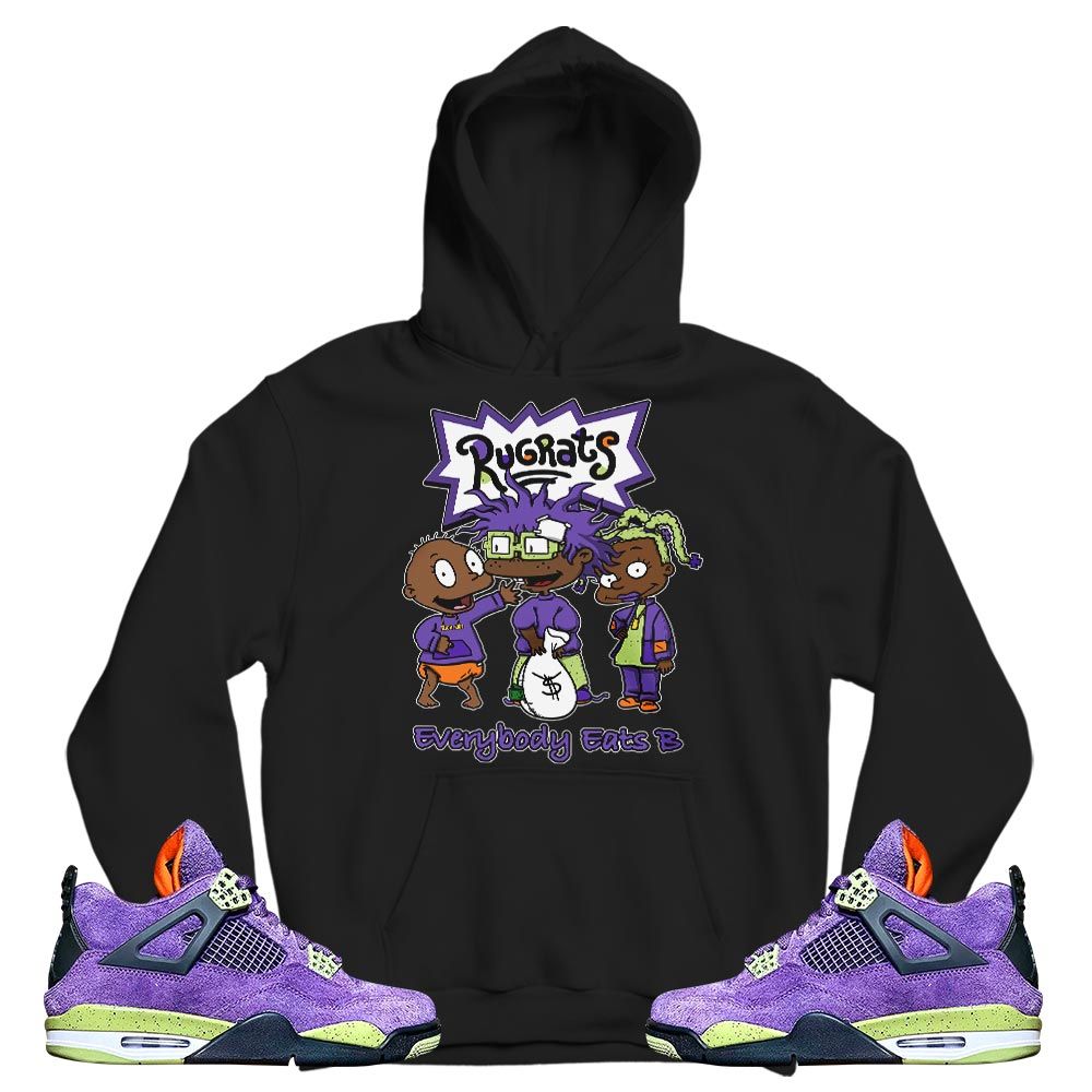 Rugrats Everybody Eats B Sneaker Shirt Match Retro Canyon Purple 4s, Jordan 4 Canyon Purple MKO T-Shirt