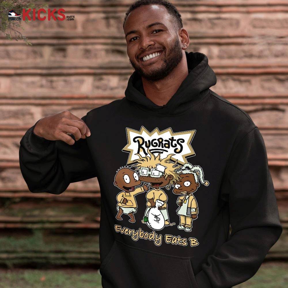 Rugrats Everybody Eats B Sneaker Shirt Match Retro Craft 4s, Jordan 4 Craft Photon Dust MKO T-Shirt Rugrats Everybody Eats B Sneaker Shirt Match Retro Craft 4s, Jordan 4 Craft Photon Dust MKO T-Shirt