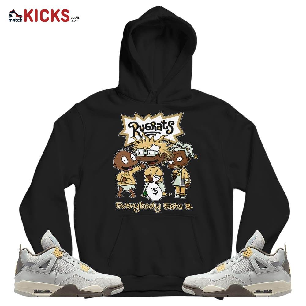Rugrats Everybody Eats B Sneaker Shirt Match Retro Craft 4s, Jordan 4 Craft Photon Dust MKO T-Shirt Rugrats Everybody Eats B Sneaker Shirt Match Retro Craft 4s, Jordan 4 Craft Photon Dust MKO T-Shirt