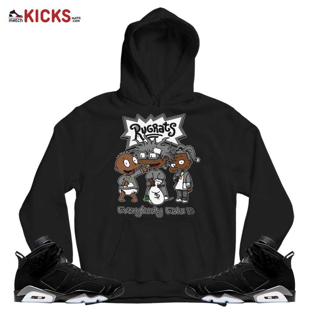 Rugrats Everybody Eats B Sneaker Shirt Match Retro Metallic Silver 6s, Jordan 6 Black Chrome MKO T-Shirt Rugrats Everybody Eats B Sneaker Shirt Match Retro Metallic Silver 6s, Jordan 6 Black Chrome MKO T-Shirt
