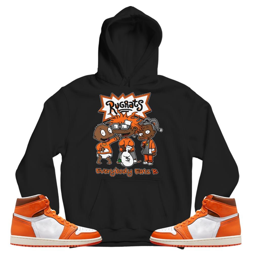 Rugrats Everybody Eats B Sneaker Shirt Match Retro Starfish 1s, Jordan 1 Retro High OG Starfish MKO T-Shirt