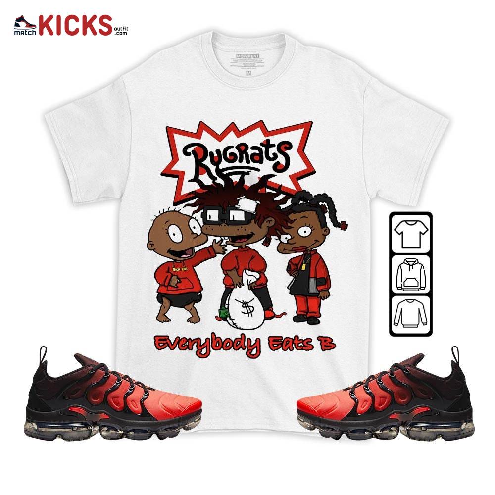 Rugrats Everybody Eats B Sneaker Shirt Match Vapormax Plus Red Black, Air VaporMax Plus Darth Maul MKO T-Shirt