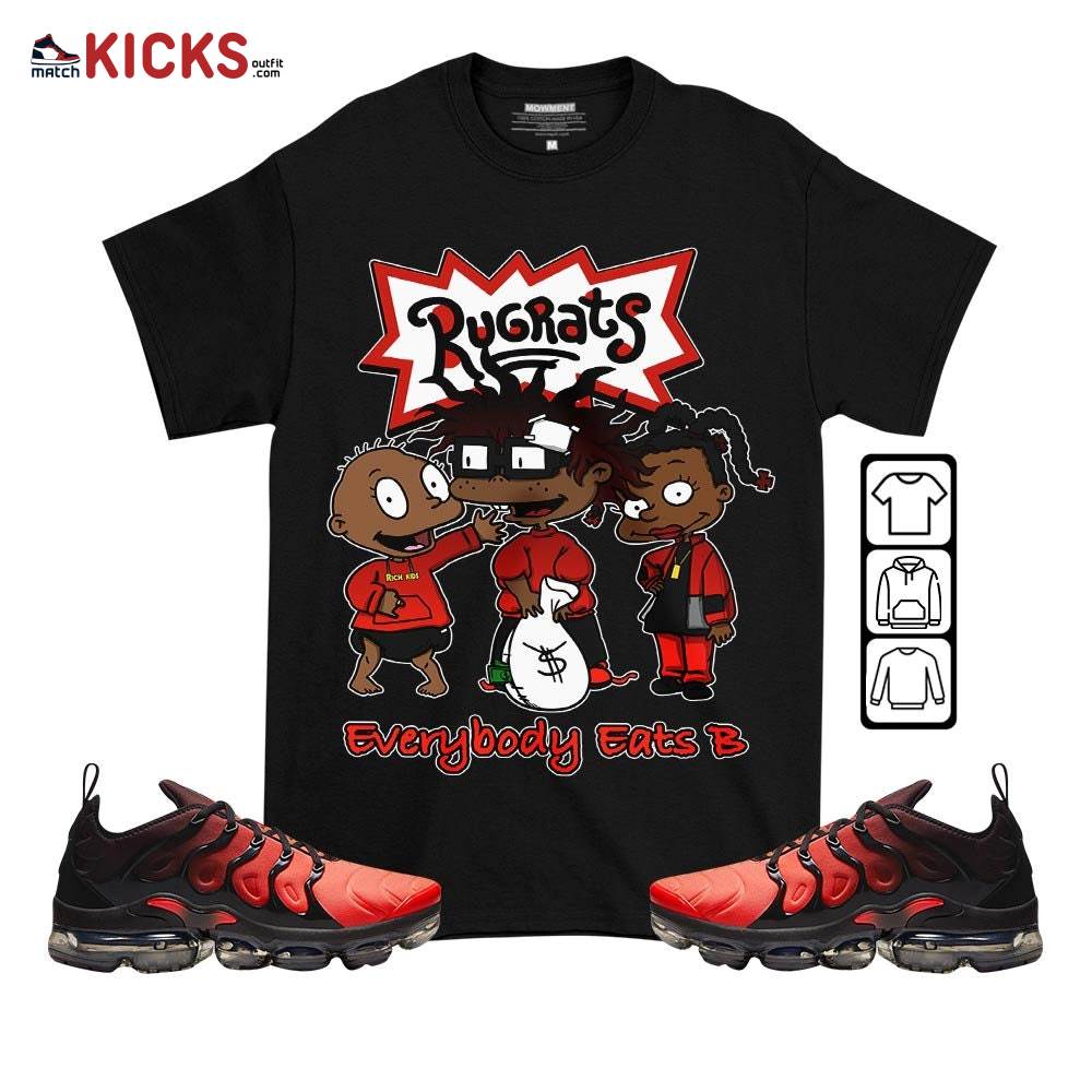 Rugrats Everybody Eats B Sneaker Shirt Match Vapormax Plus Red Black, Air VaporMax Plus Darth Maul MKO T-Shirt Rugrats Everybody Eats B Sneaker Shirt Match Vapormax Plus Red Black, Air VaporMax Plus Darth Maul MKO T-Shirt