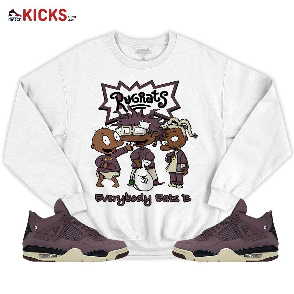 Rugrats Everybody Eats B Sneaker Shirt Match Violet Ore 4s, Jordan 4 A Ma Maniere Violet Ore MKO T-Shirt Rugrats Everybody Eats B Sneaker Shirt Match Violet Ore 4s, Jordan 4 A Ma Maniere Violet Ore MKO T-Shirt
