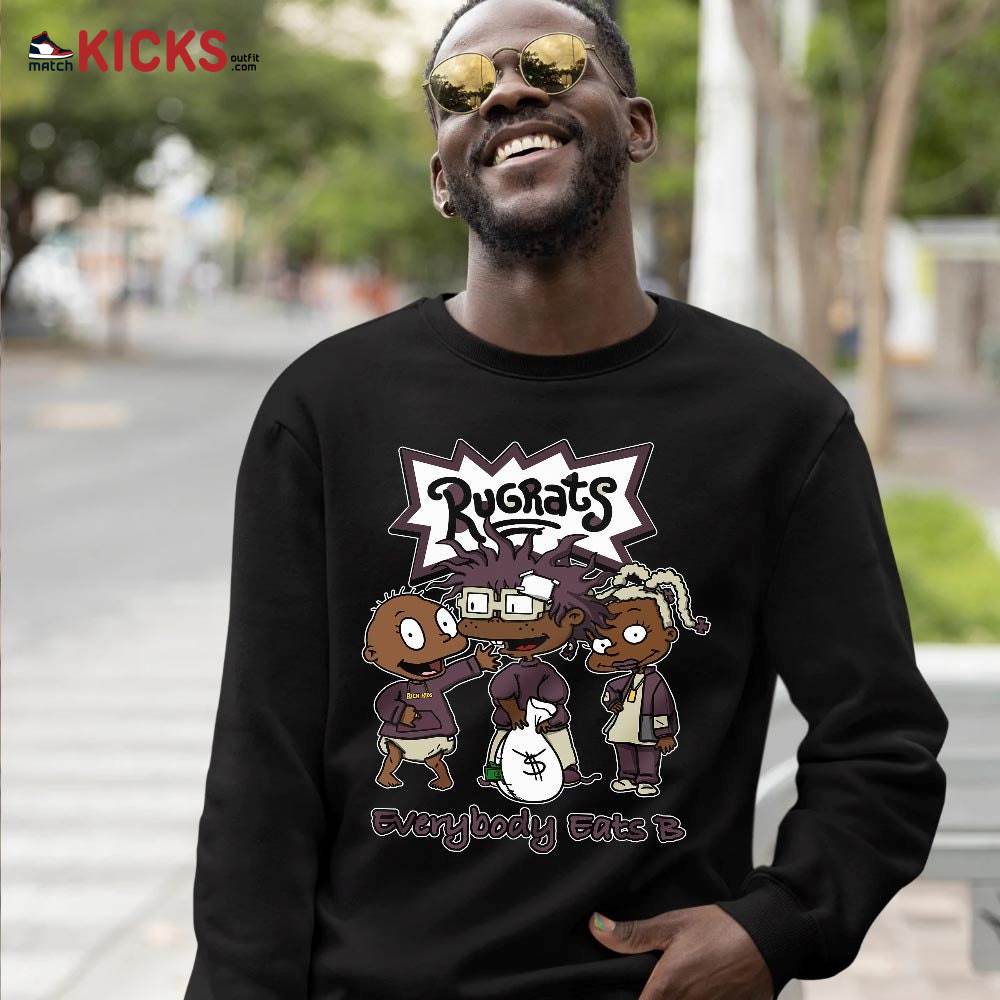 Rugrats Everybody Eats B Sneaker Shirt Match Violet Ore 4s, Jordan 4 A Ma Maniere Violet Ore MKO T-Shirt Rugrats Everybody Eats B Sneaker Shirt Match Violet Ore 4s, Jordan 4 A Ma Maniere Violet Ore MKO T-Shirt
