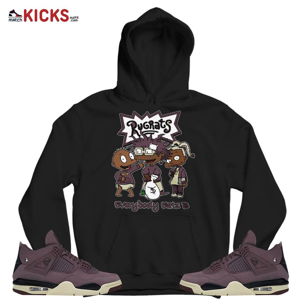 Rugrats Everybody Eats B Sneaker Shirt Match Violet Ore 4s, Jordan 4 A Ma Maniere Violet Ore MKO T-Shirt Rugrats Everybody Eats B Sneaker Shirt Match Violet Ore 4s, Jordan 4 A Ma Maniere Violet Ore MKO T-Shirt