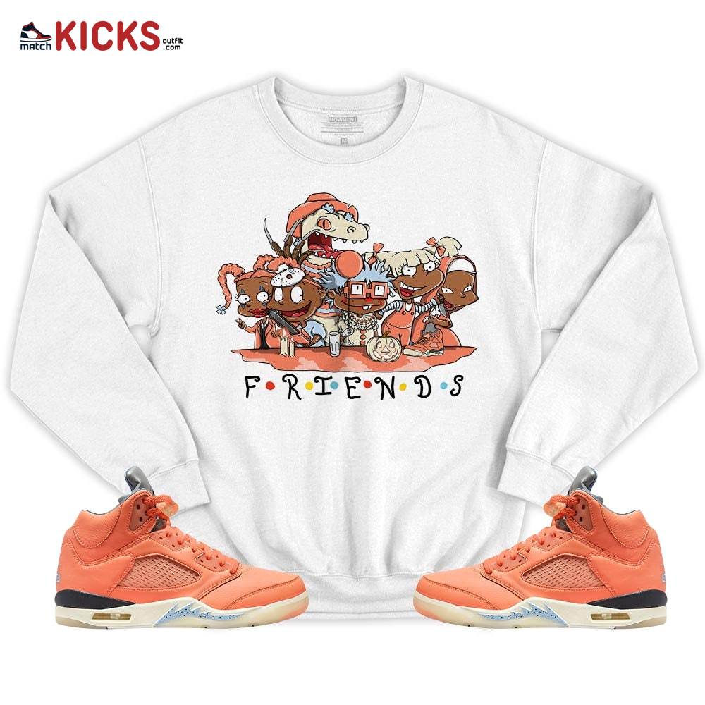 Rugrats Friends Horror Sneaker Shirt Match Crimson Bliss 5s, Jordan 5 DJ Khaled Crimson Bliss MKO T-Shirt Rugrats Friends Horror Sneaker Shirt Match Crimson Bliss 5s, Jordan 5 DJ Khaled Crimson Bliss MKO T-Shirt