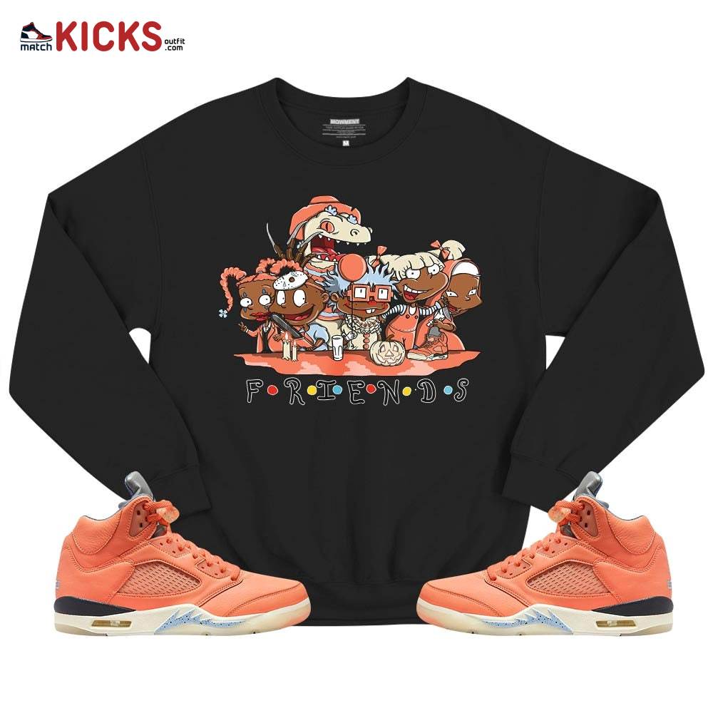 Rugrats Friends Horror Sneaker Shirt Match Crimson Bliss 5s, Jordan 5 DJ Khaled Crimson Bliss MKO T-Shirt Rugrats Friends Horror Sneaker Shirt Match Crimson Bliss 5s, Jordan 5 DJ Khaled Crimson Bliss MKO T-Shirt