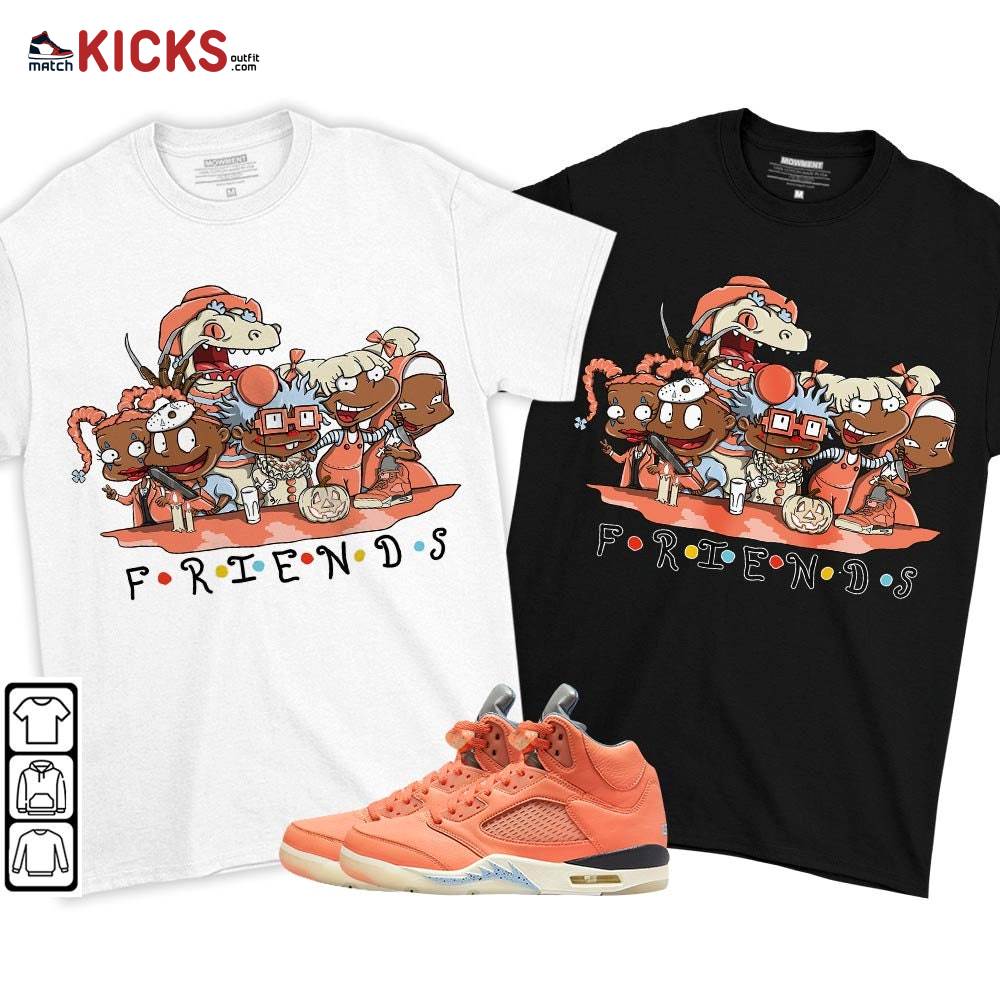 Rugrats Friends Horror Sneaker Shirt Match Crimson Bliss 5s, Jordan 5 DJ Khaled Crimson Bliss MKO T-Shirt Rugrats Friends Horror Sneaker Shirt Match Crimson Bliss 5s, Jordan 5 DJ Khaled Crimson Bliss MKO T-Shirt