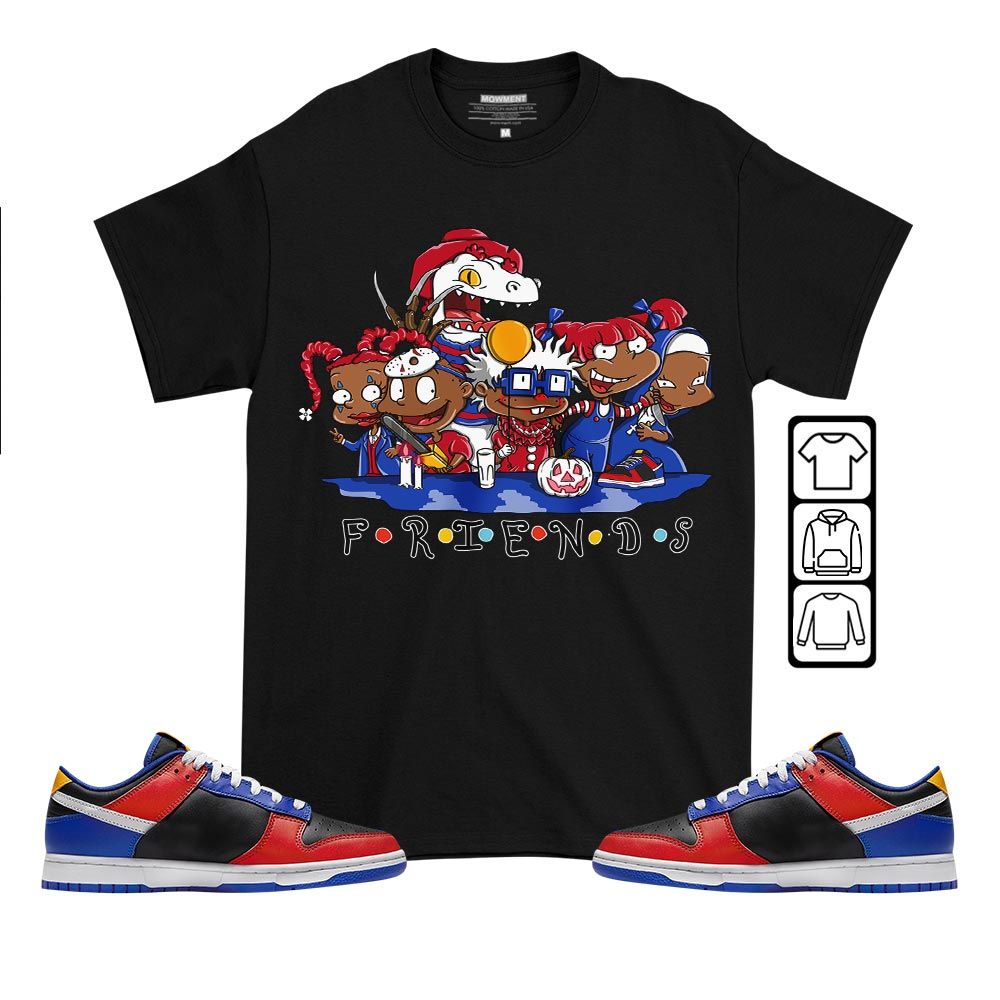 Rugrats Friends Horror Sneaker Shirt Match Low TSU Tiger, Dunk Low TSU Tiger MKO T-Shirt Rugrats Friends Horror Sneaker Shirt Match Low TSU Tiger, Dunk Low TSU Tiger MKO T-Shirt