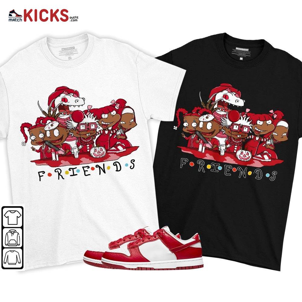 Rugrats Friends Horror Sneaker Shirt Match Next Nature White Gym Red, Dunk Low Gym Red MKO T-Shirt Rugrats Friends Horror Sneaker Shirt Match Next Nature White Gym Red, Dunk Low Gym Red MKO T-Shirt