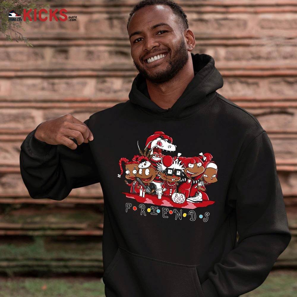 Rugrats Friends Sneaker Shirt Match 2 Chicago Varsity Red, Jordan Retro 2 Chicago MKO T-Shirt Rugrats Friends Sneaker Shirt Match 2 Chicago Varsity Red, Jordan Retro 2 Chicago MKO T-Shirt