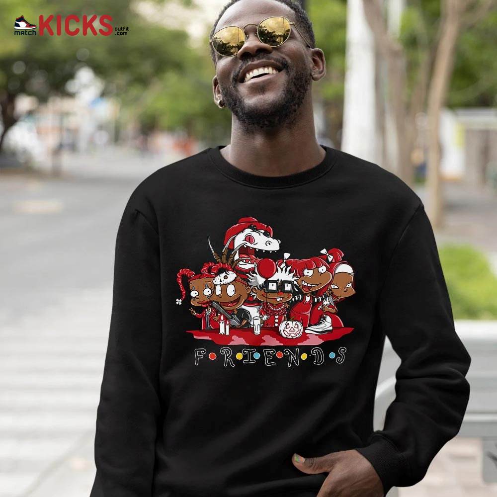Rugrats Friends Sneaker Shirt Match 2 Chicago Varsity Red, Jordan Retro 2 Chicago MKO T-Shirt Rugrats Friends Sneaker Shirt Match 2 Chicago Varsity Red, Jordan Retro 2 Chicago MKO T-Shirt