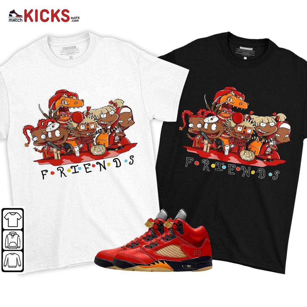 Rugrats Friends Sneaker Shirt Match 5 Dunk On Mars, Jordan 5 Mars For Her MKO T-Shirt Rugrats Friends Sneaker Shirt Match 5 Dunk On Mars, Jordan 5 Mars For Her MKO T-Shirt