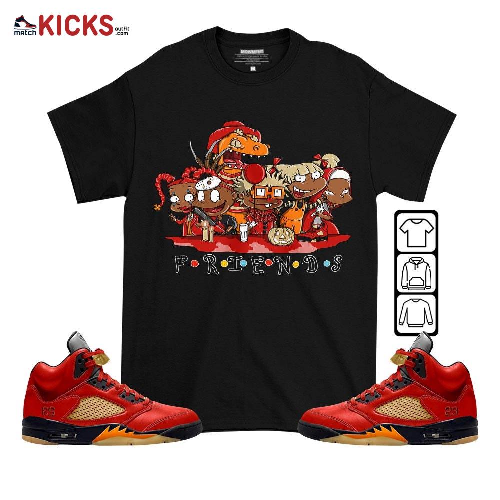 Rugrats Friends Sneaker Shirt Match 5 Dunk On Mars, Jordan 5 Mars For Her MKO T-Shirt