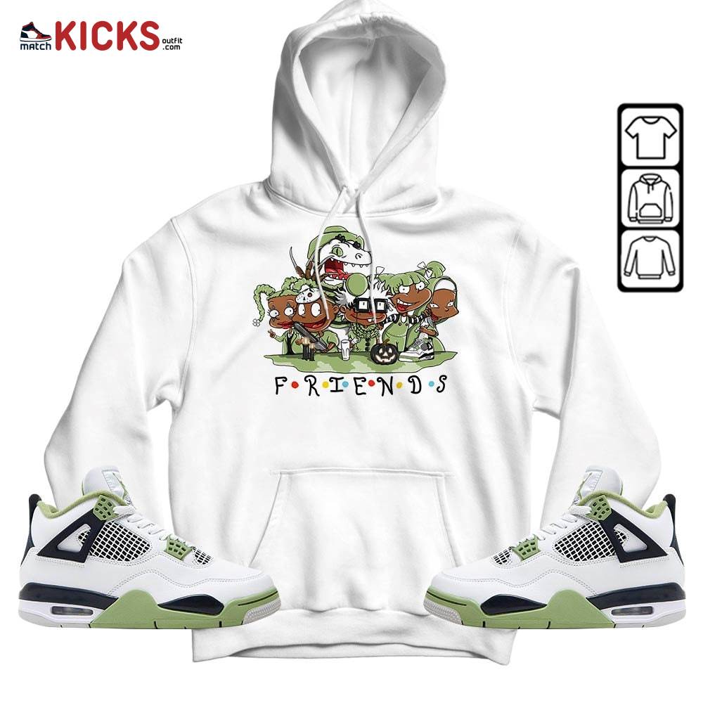 Rugrats Friends Sneaker Shirt Match Retro Oil Green 4s, Jordan 4 Oil Green MKO Hoodie Rugrats Friends Sneaker Shirt Match Retro Oil Green 4s, Jordan 4 Oil Green MKO Hoodie