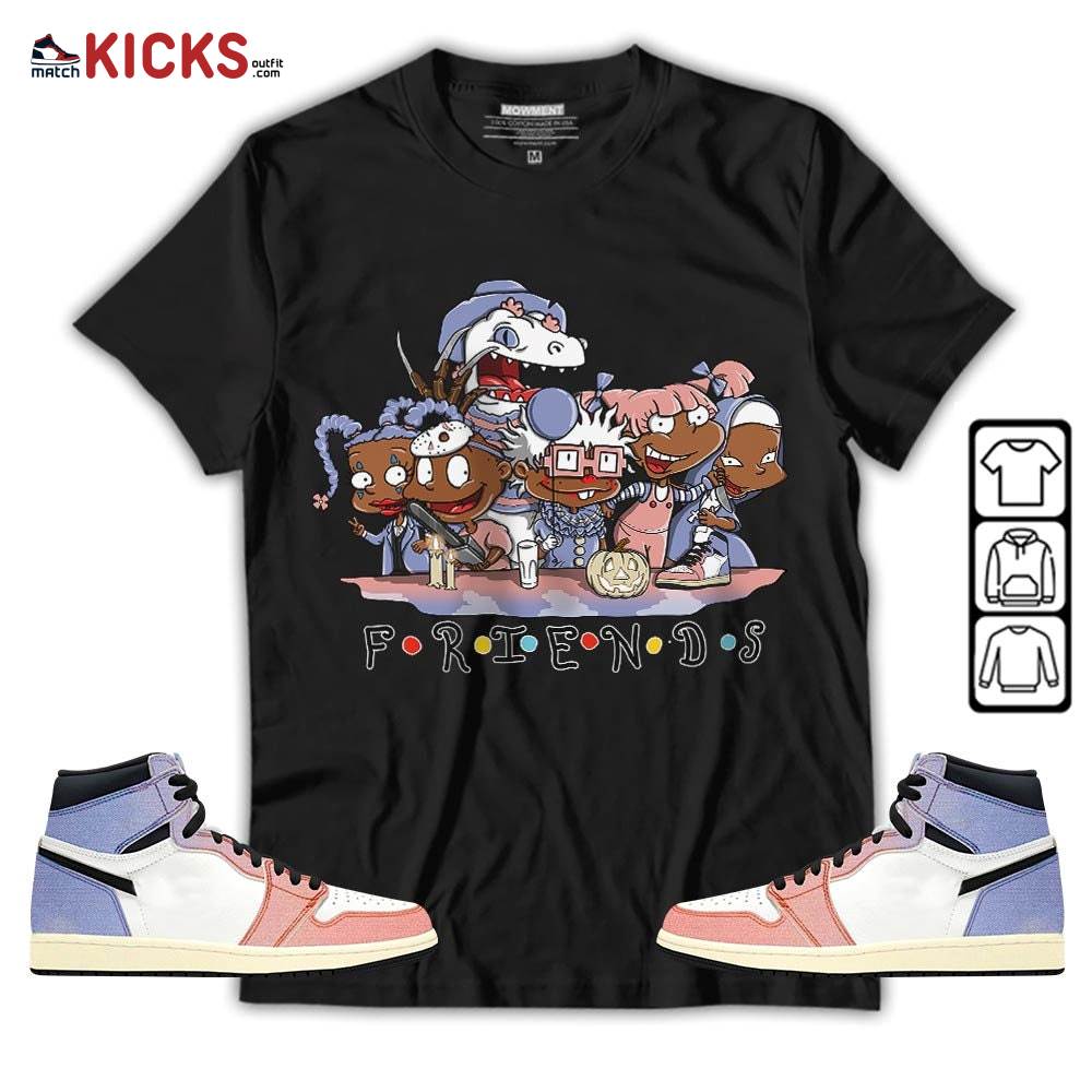 Rugrats Friends Sneaker Shirt Match Retro Skyline 1s, Jordan 1 High OG Skyline MKO T-Shirt