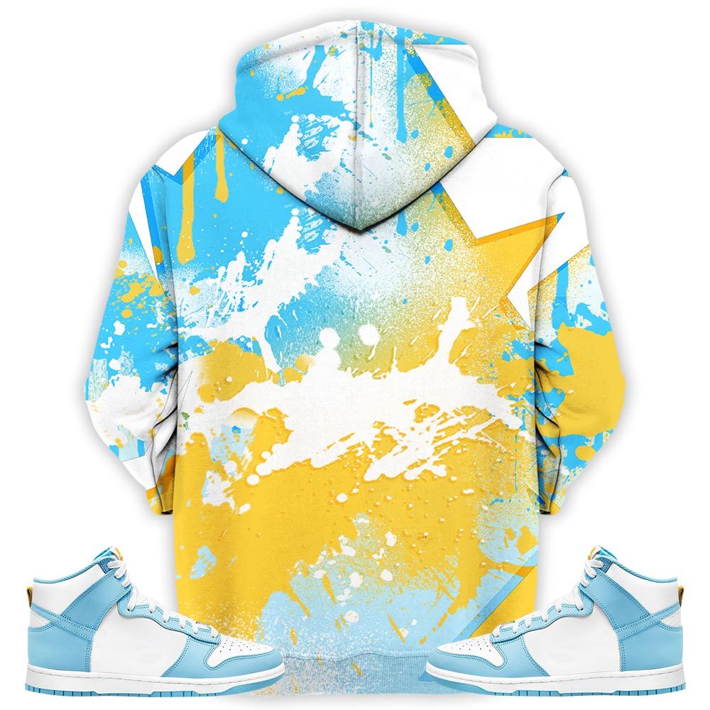 Rugrats In The Bag Sneaker Shirt Match Dunk High Blue Chill, Dunk High Homer Simpson Hoodie Sweatshirt Tee All Over Print MKO Shirt
