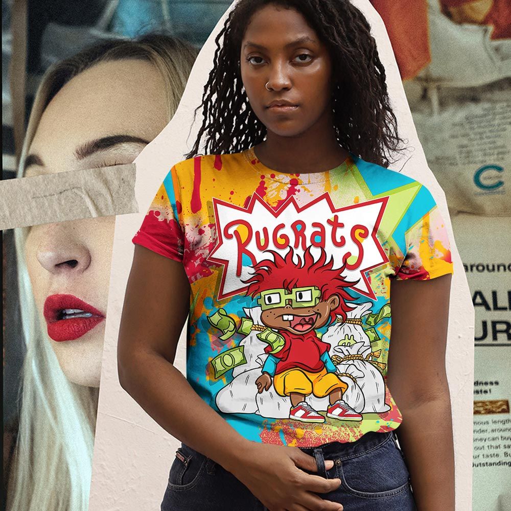 Rugrats In The Bag Sneaker Shirt Match Fruity Pebbles Shoes, Dunk Low Fruity Pebbles Hoodie Sweatshirt Tee All Over Print MKO Shirt Rugrats In The Bag Sneaker Shirt Match Fruity Pebbles Shoes, Dunk Low Fruity Pebbles Hoodie Sweatshirt Tee All Over Print MKO Shirt