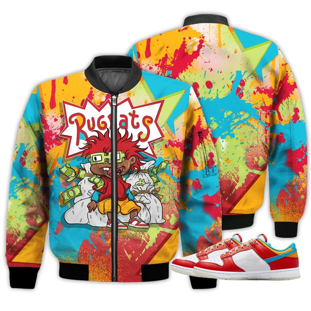 Rugrats In The Bag Sneaker Shirt Match Fruity Pebbles Shoes, Dunk Low Fruity Pebbles Hoodie Sweatshirt Tee All Over Print MKO Shirt Rugrats In The Bag Sneaker Shirt Match Fruity Pebbles Shoes, Dunk Low Fruity Pebbles Hoodie Sweatshirt Tee All Over Print MKO Shirt
