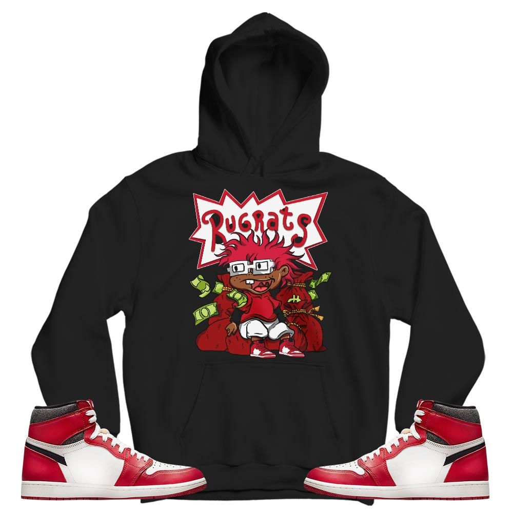 Rugrats In The Bag Sneaker Shirt Match High OG Chicago 1s, Jordan 1 Lost Found Chicago MKO T-Shirt