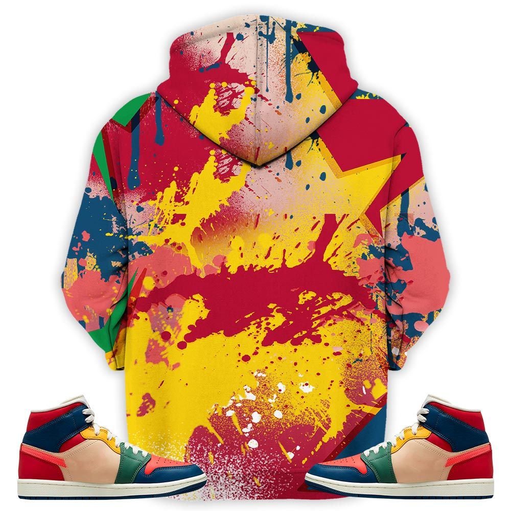Rugrats In The Bag Sneaker Shirt Match Multi Color 2022 1S, Jordan 1 Mid Multi Color 2022 Hoodie Sweatshirt Tee All Over Print MKO Shirt