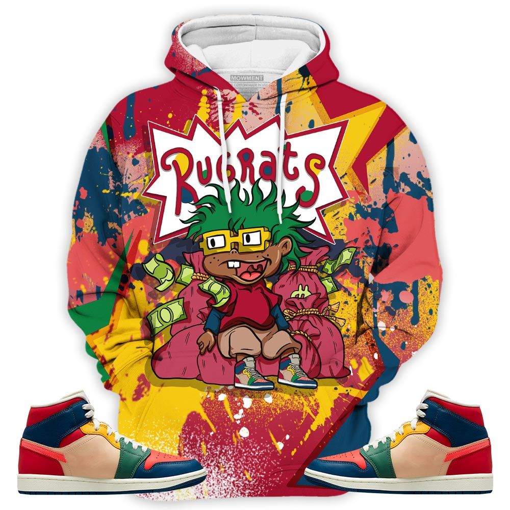 Rugrats In The Bag Sneaker Shirt Match Multi Color 2022 1S, Jordan 1 Mid Multi Color 2022 Hoodie Sweatshirt Tee All Over Print MKO Shirt Rugrats In The Bag Sneaker Shirt Match Multi Color 2022 1S, Jordan 1 Mid Multi Color 2022 Hoodie Sweatshirt Tee All Over Print MKO Shirt