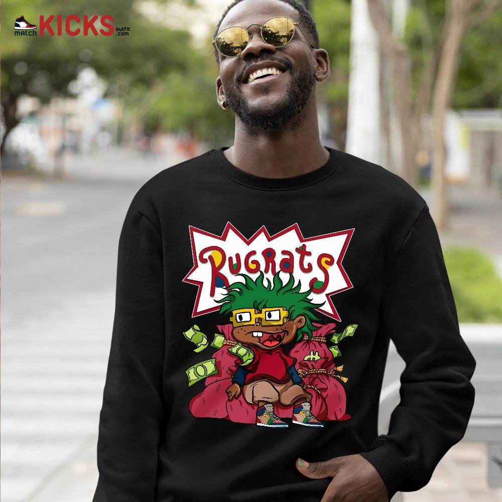 Rugrats In The Bag Sneaker Shirt Match Multi Color 2022 1s, Jordan 1 Mid Multi Color 2022 MKO T-Shirt Rugrats In The Bag Sneaker Shirt Match Multi Color 2022 1s, Jordan 1 Mid Multi Color 2022 MKO T-Shirt